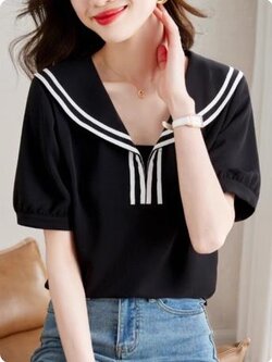 เสื้อสีดำสุภาพ เรียบหรู ดูดี เหมาะกับทุกโอกาส | เสื้อผู้หญิงสุภาพ