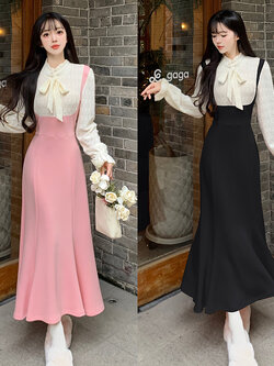 เดรสสาวอวบ มีไซส์ L-4XLอกเสื้อ 38-47 นิ้ว ใส่ได้ทั้งสาวหุ่นดีน่ารักจนถึงสาวอวบพลัสไซส์ จัดส่งฟรี! ทักแชทสั่งซื้อ