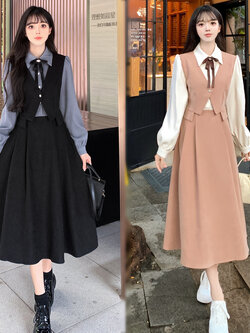 เดรสสาวอวบ มีไซส์ L-4XLอกเสื้อ 38-47 นิ้ว ใส่ได้ทั้งสาวหุ่นดีน่ารักจนถึงสาวอวบพลัสไซส์ จัดส่งฟรี! ทักแชทสั่งซื้อ