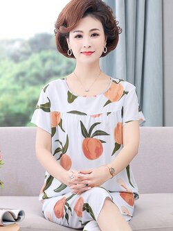 ชุดนอนคุณแม่ ชุดนอนบิ๊กไซส์ ชุดนอนคุณแม่ ชุดนอนคุณย่า ชุดนอนคุณยาย