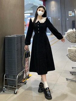 เดรสสาวอวบ มีไซส์ L-4XLอกเสื้อ 38-47 นิ้ว ใส่ได้ทั้งสาวหุ่นดีน่ารักจนถึงสาวอวบพลัสไซส์ จัดส่งฟรี! ทักแชทสั่งซื้อ