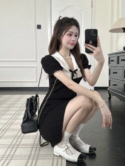 แบบชุดเดรสสวยๆ ชุดเดรสน่ารักๆสไตล์เกาหลี