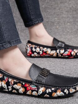 รองเท้าหนังผู้ชาย มีไซส์39-44 รองเท้าโลฟเฟอร์ชาย Slip-On Shoes