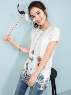 เสื้อยืดผู้หญิงลายสวยๆ