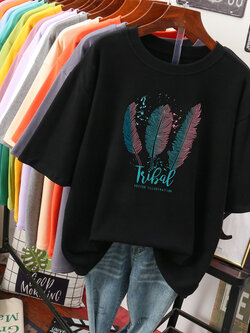 เสื้อยืดคอตตอน สกรีนลายน่ารัก มีหลากหลายสี ส่งฟรีทั่วไทย BY JIMIAO