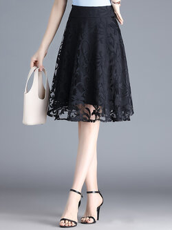 กระโปรงยาว กระโปรงยาวทรงเอ กระโปรงทำงาน