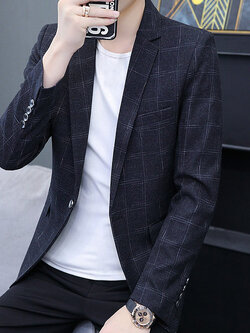 สูท Blazers ผู้ชาย เสื้อคลุมสไตล์สูท สำหรับผู้ชาย