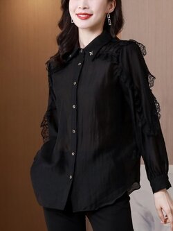 เสื้อสีดำสุภาพ เรียบหรู ดูดี เหมาะกับทุกโอกาส | เสื้อผู้หญิงสุภาพ ICC