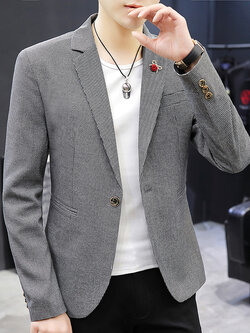 สูท Blazers ผู้ชาย เสื้อคลุมสไตล์สูท สำหรับผู้ชาย