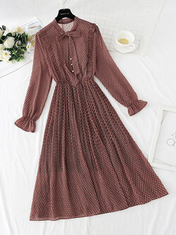 เดรสชีฟอง เดรสลายดอกไม้ Fairy House