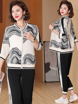 เสื้อผ้าคุณแม่วัย 60 เสื้อคนแก่ผู้หญิงวัย60