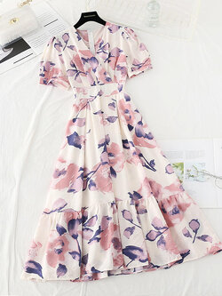 เดรสลายดอกไม้ Fairy House Fairy House