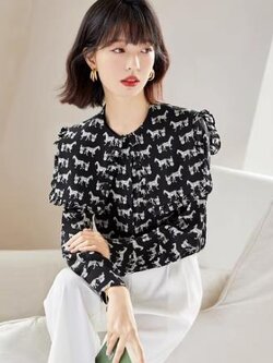 เสื้อสีดำสุภาพ เรียบหรู ดูดี เหมาะกับทุกโอกาส | เสื้อผู้หญิงสุภาพ