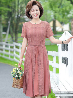 เดรสวัยผู้ใหญ่40-60ปีเดรสคุณแม่