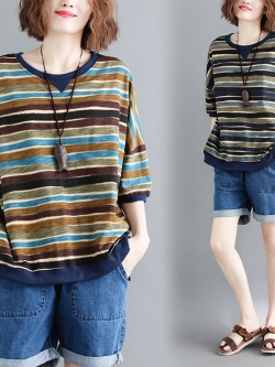 JY25760#เสื้อOversizeสไตล์เกาหลี เสื้อโอเวอร์ไซส์แต่งลายแนวๆ อก*100ซม.ขึ้นไปประมาณ40-42นิ้วขึ้น