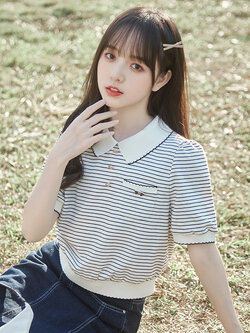 เสื้อผ้าวัยรุ่นเกาหลี เสื้อยืดวัยรุ่นผู้หญิง มีขนาด S M L XL