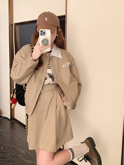 เสื้อโค้ท เสื้อโค้ทกันหนาว เสื้อโค้ทใส่เที่ยวต่างประเทศ ยี่ห้อ: Qianziqian