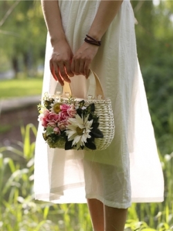 กระเป๋าสานเก๋ๆ กระเป๋าสานสวยๆน่ารัก กระเป๋าสานสไตล์เกาหลี น่ารักมากกก