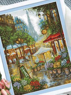 ชุดปักครอสติช รูปบ้าน สอบถามขนาดและสั่งซื้อได้ที่ LINE