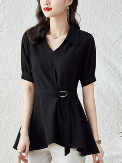 เสื้อสีดำสุภาพ เรียบหรู ดูดี เหมาะกับทุกโอกาส | เสื้อผู้หญิงสุภาพ