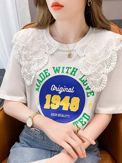 เสื้อยืดวัยรุ่นน่ารักๆ เสื้อวัยรุ่นแขนสั้น เสื้อผ้าวัยรุ่นเกาหลี แบรนด์ Wiyike