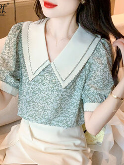 เสื้อชีฟองเกาหลี เสื้อชีฟองสวยๆ