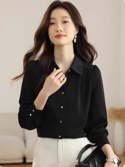 เสื้อสีดำสุภาพ เรียบหรู ดูดี เหมาะกับทุกโอกาส | เสื้อผู้หญิงสุภาพ