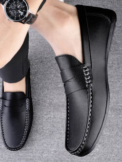 รองเท้าหนังผู้ชาย มีไซส์39-44 รองเท้าโลฟเฟอร์ชาย Slip-On Shoes