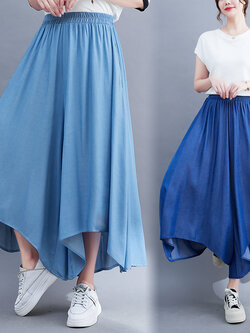 กางเกงผ้าลินิน กางเกงผ้าลินินหญิง กางเกงผ้าลินิน เอว ยางยืด