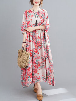 เสื้อผ้าฝ้ายสไตล์วินเทจ ใส่ตั้งแต่สาวผอม-สาวอวบ น้ำหนักตัว50-90 กิโลกรัม Meimei plus size