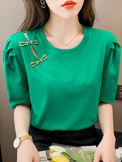 เสื้อยืดวัยรุ่นน่ารักๆ เสื้อวัยรุ่นแขนสั้น เสื้อผ้าวัยรุ่นเกาหลี แบรนด์ Wiyike