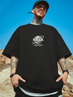 เสื้อยืดผู้ชายอ้วน S-5XL(อกเสื้อ39-51นิ้ว)