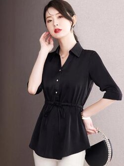 เสื้อสีดำสุภาพ เรียบหรู ดูดี เหมาะกับทุกโอกาส | เสื้อผู้หญิงสุภาพ