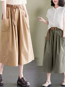 กางเกงผ้าลินิน กางเกงผ้าลินินหญิง กางเกงผ้าลินิน เอว ยางยืด