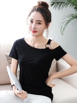 เสื้อแฟชั่นสไตล์เกาหลี M-2XL