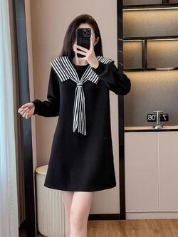 เดรสสีดำสุภาพ เรียบหรู ดูดี เหมาะกับทุกโอกาส | เดรสผู้หญิงแฟชั่นสุภาพ