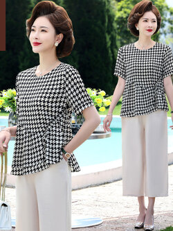 เสื้อผ้าคุณแม่วัย 60 เสื้อคนแก่ผู้หญิงวัย60