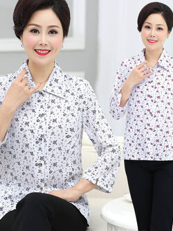 เสื้อคุณยาย เสื้อผู้วัยอายุ60-70ปี เสื้ออาม่า เสื้อผู้สูงอายุ