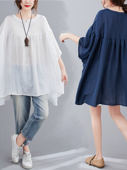 เสื้อลินิน เสื้อผ้าฝ้ายลินิน เสื้อเชิ้ตผ้าลินิน