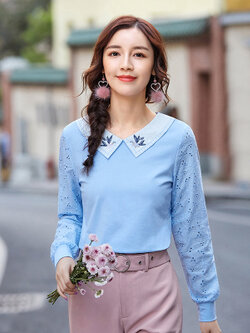 Alustine-เสื้อยืดผ้าฝ้าย