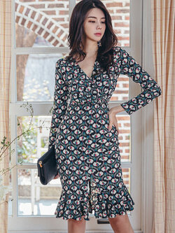 ชุดเดรสแฟชั่น เดรสเกาหลี BY SHACOS