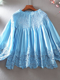 เสื้อลินิน เสื้อผ้าฝ้ายลินิน เสื้อเชิ้ตผ้าลินิน ปักลายสวยๆด้วยด้าย สไตล์VINTAGE