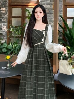 เดรสสาวอวบ มีไซส์ L-4XLอกเสื้อ 38-47 นิ้ว ใส่ได้ทั้งสาวหุ่นดีน่ารักจนถึงสาวอวบพลัสไซส์ จัดส่งฟรี! ทักแชทสั่งซื้อ