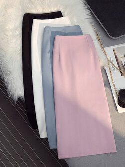 กระโปรงยาว กระโปรงยาวทรงเอ กระโปรงทำงาน