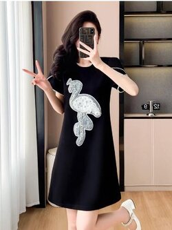 เดรสสีดำสุภาพ เรียบหรู ดูดี เหมาะกับทุกโอกาส | เดรสผู้หญิงแฟชั่นสุภาพ