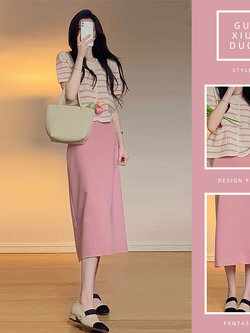 เดรสแขนสั้นมีไซส์L-4XLอก38-47นิ้ว