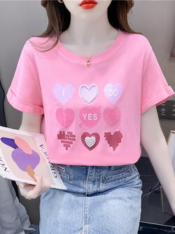 เสื้อผ้าวัยรุ่นเกาหลี เสื้อยืดวัยรุ่นผู้หญิง มีขนาด S M L XL