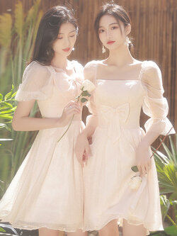 ชุดเพื่อนเจ้าสาวสีครีม ชุดเพื่อนเจ้าสาว ชุดไปงานแต่งงาน