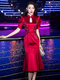 ชุดราตรี ชุดราตรีสวยหรู แบบ ทันสมัย Evening dress