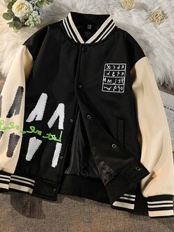 เสื้อแจ็คเก็ตเบสบอล เสื้อคลุม เสื้อแขนยาวสไตล์เกาหลี